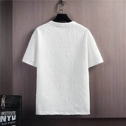 Buy Center Korean Style Men's Short Sleeve Suit - Casual Summer Set - Buy Center UK