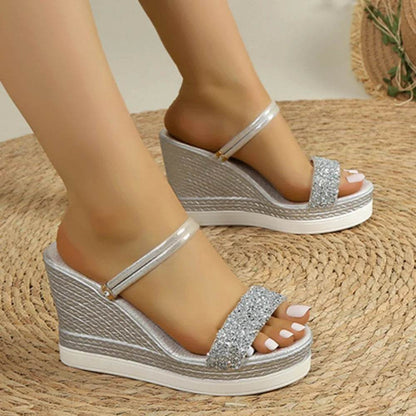 Buy Center Women's Wedge Sandals - High Heels for Summer Style - Buy Center UK