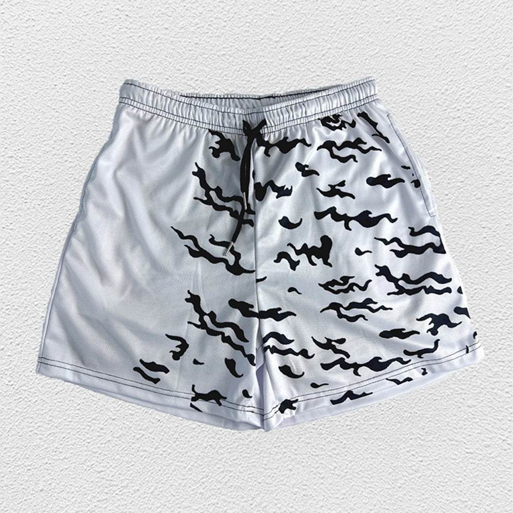 Buy Center Anime Running Shorts for Men - Quick Dry Gym Fitness Wear - Buy Center UK