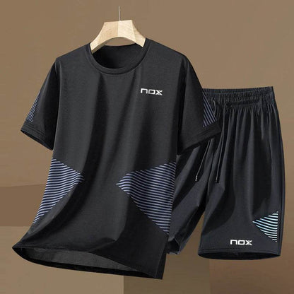 Buy Center Men's Tennis Sportswear - Summer T-shirt & Shorts Set - Buy Center UK