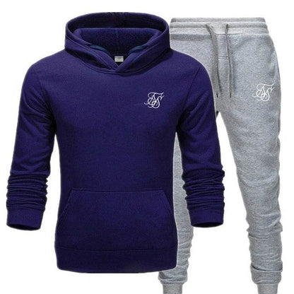 Sik Silk Men’s Tracksuit - Stylish Sweatshirt & Sweatpants Set - Buy Center UK