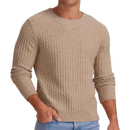 Buy Center White Menswear Turtleneck Pullover - Thickened Knit Sweater - Buy Center UK