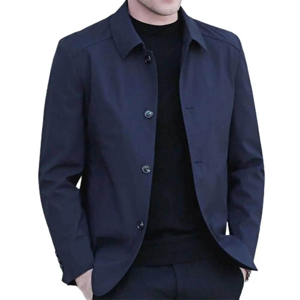 Buy Center Korean Style Windbreaker Coat - Casual Men's Jacket - Buy Center UK