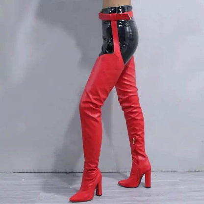 Buy Center Thigh High Heels Boots - Sexy Over-the-Knee Design - Buy Center UK