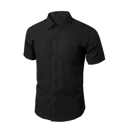 Buy Center Summer Button-Down Shirt for Men - Slim Fit, Casual Style - Buy Center UK