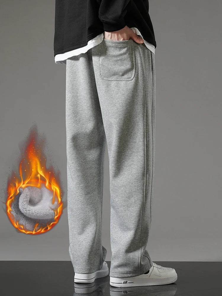 Buy Center 2023 Men's Fleece-Lined Sweatpants - Thick & Warm - Buy Center UK