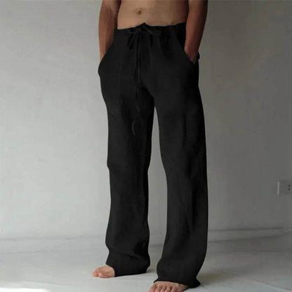 Buy Center Men's Linen Pants - Breathable Cotton Trousers S-3XL - Buy Center UK
