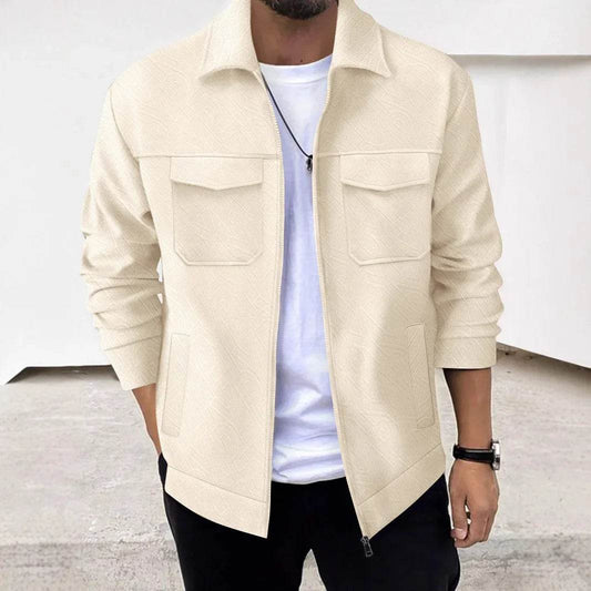 Buy Center Casual Men's Jacket - Breathable, Zipper Pocket Design - Buy Center UK