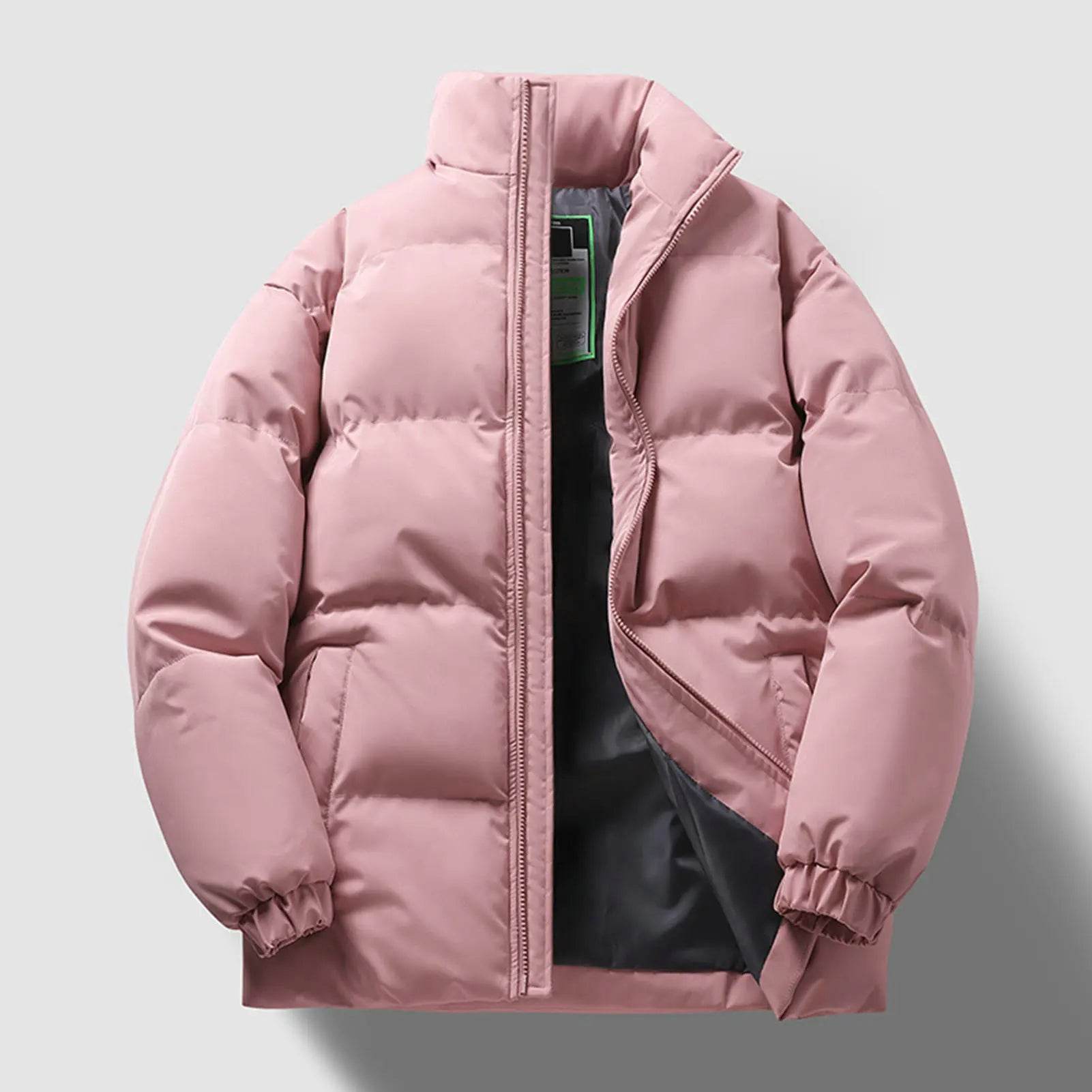2023 Men's Winter Down Jacket - Stylish Hooded Black Parka Coat - Buy Center UK
