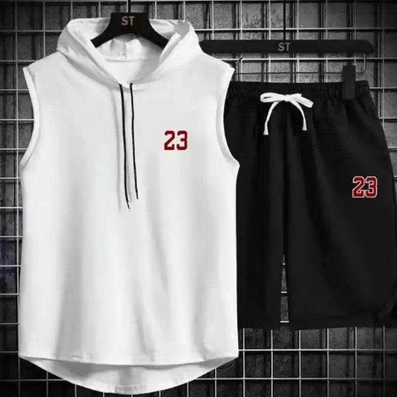 Buy Center Men's Summer Two Piece Set - Casual T-Shirt & Shorts - Buy Center UK