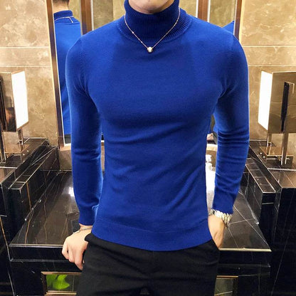Buy Center Men's Turtleneck Sweater - Slim Fit Casual Fall Fashion - Buy Center UK