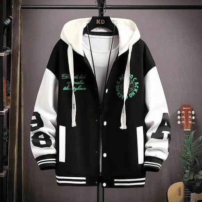 Trendy Men's Sweatshirt Jacket - Cool Spring Autumn School Wear - Buy Center UK