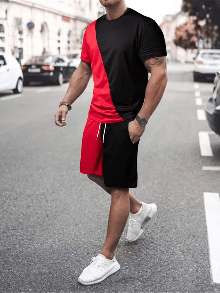 Buy Center 2025 Men's Casual Summer Suit - Textured Two-Piece Set - Buy Center UK