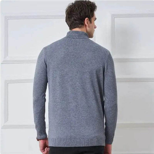 Buy Center Cashmere Cotton Blend Turtleneck Sweater - Warm & Stylish - Buy Center UK