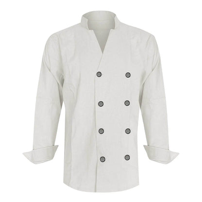 Buy Center Men's Cotton Linen Button Down T-shirt - Spring & Summer Style - Buy Center UK