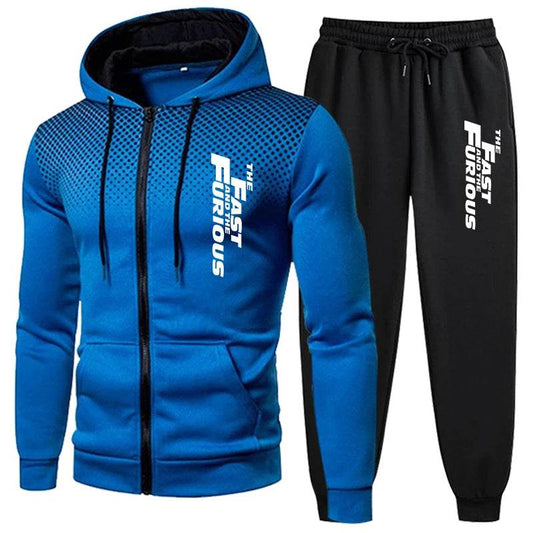 Buy Center Men's Tracksuit Jogging Hoodie - Stylish Sports Coat Set - Buy Center UK