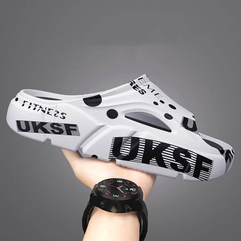 Buy Center Summer Men's Slippers - Non-Slip Thick Platform Sandals - Buy Center UK