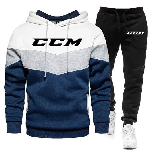 Buy Center Men’s Hooded Sweatshirt Tracksuit Set - Chic Autumn Style - Buy Center UK