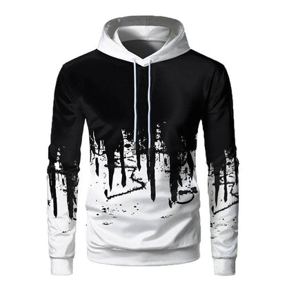 Buy Center Men's 3D Printed Hooded Sweater - Casual Fashion Top - Buy Center UK