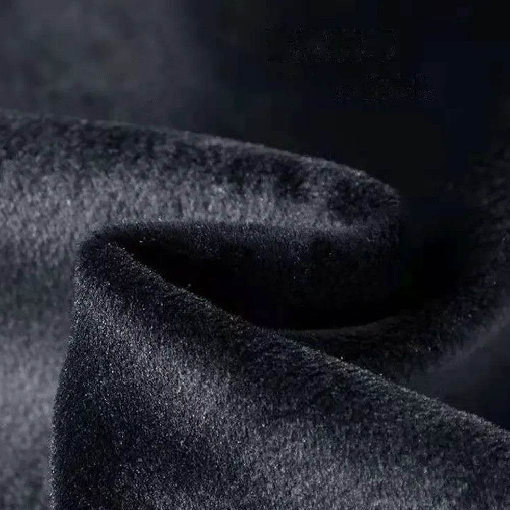 Buy Center Black Polyester Men's Thermal Pants - Warm Jogger Trousers - Buy Center UK