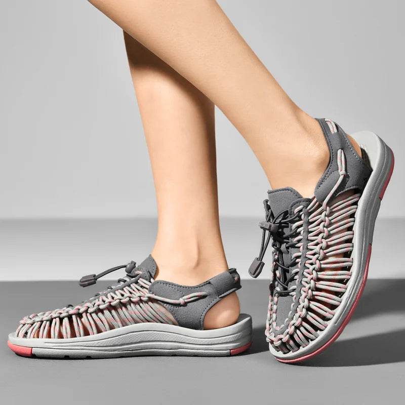 Buy Center Men's Genuine Leather Sandals - Casual Beach Shoes - Buy Center UK