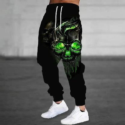 Buy Center 3D Flame Print Sweatpants - Thick Warm Pants for Men - Buy Center UK