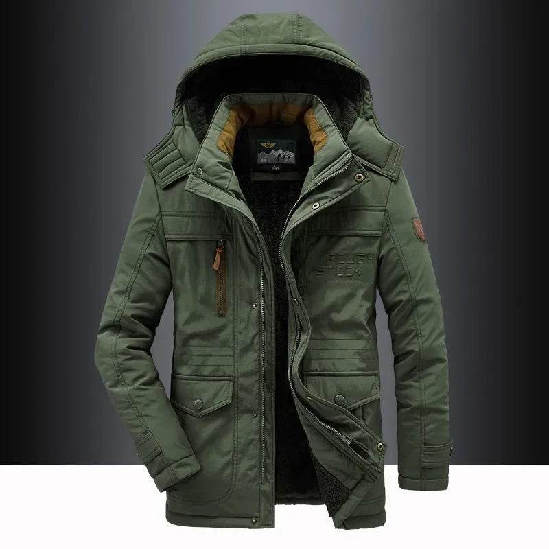 Buy Center Men's Winter Hooded Parka - Warm Casual Down Jacket - Buy Center UK