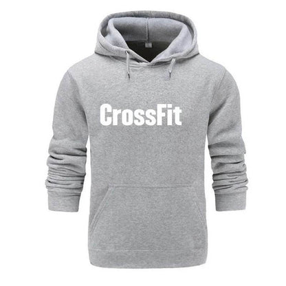 Buy Center Men's CrossFit Sweatshirt - Stylish Black Print Hoodie - Buy Center UK
