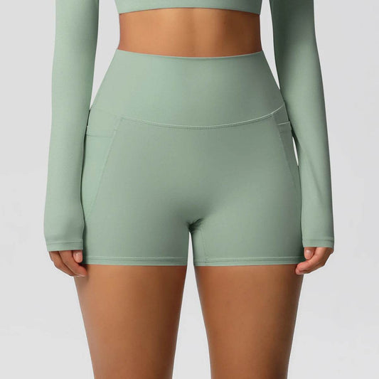 Buy Center Women's Nylon Tummy Lifting Shorts - Gym & Outdoor Ready - Buy Center UK