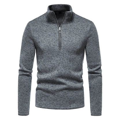 Buy Center Men's Casual Turtleneck Sweater - Warm & Stylish Zipper Design - Buy Center UK