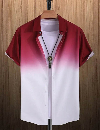 Buy Center Gradient Hawaiian Shirt - Casual Comfort for Every Season - Buy Center UK