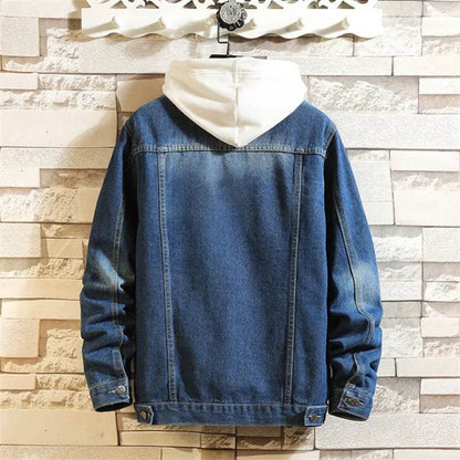 Buy Center Men's Denim Jacket - Casual Bomber Plus Size 5XL - Buy Center UK