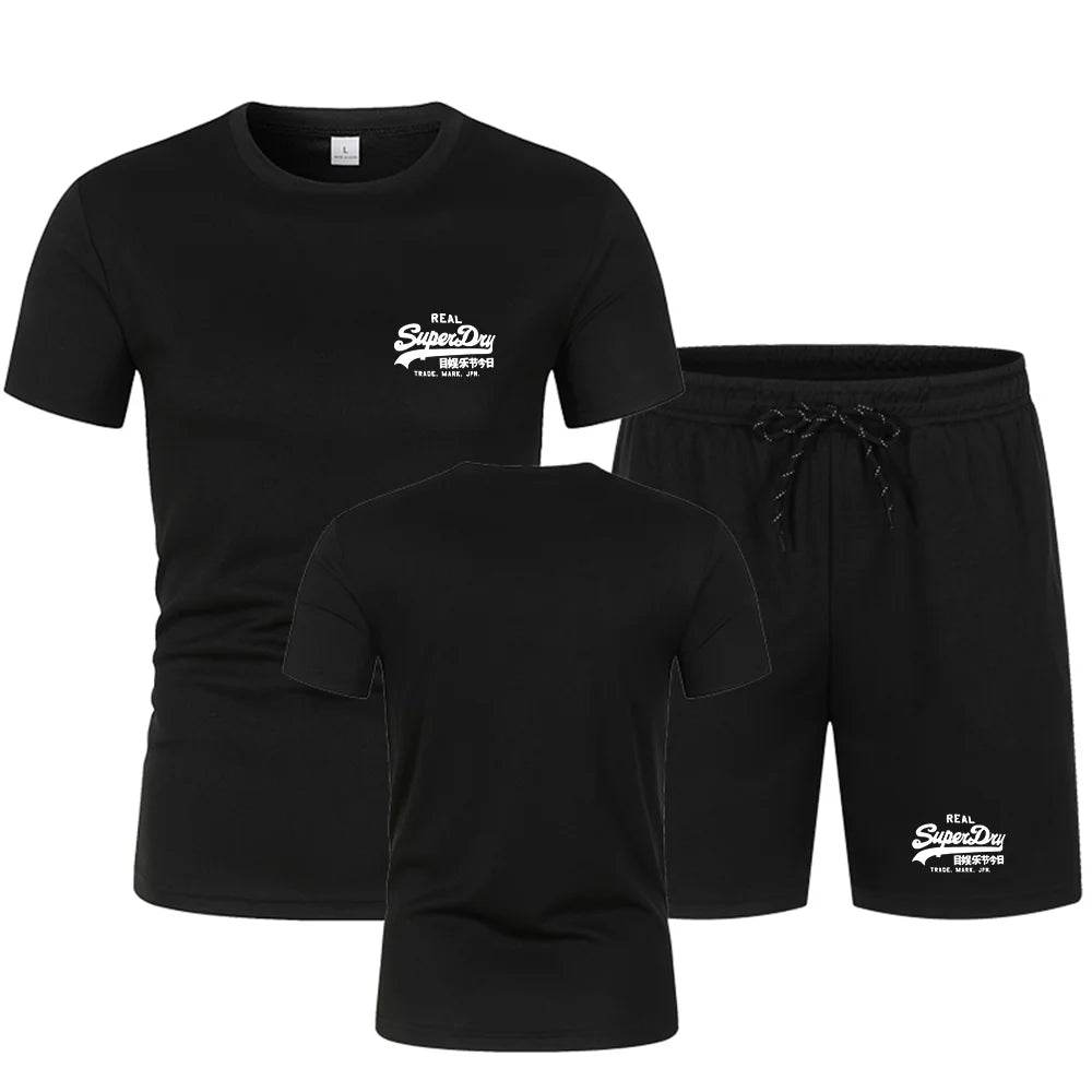 Buy Center Men's Summer Fitness Mesh Suit - Fast Drying & Breathable - Buy Center UK