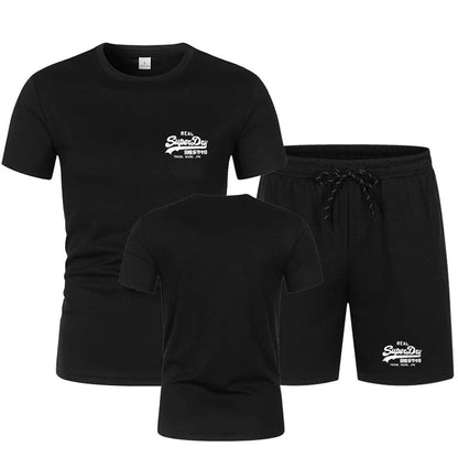 Buy Center Men's Summer Fitness Mesh Suit - Fast Drying & Breathable - Buy Center UK