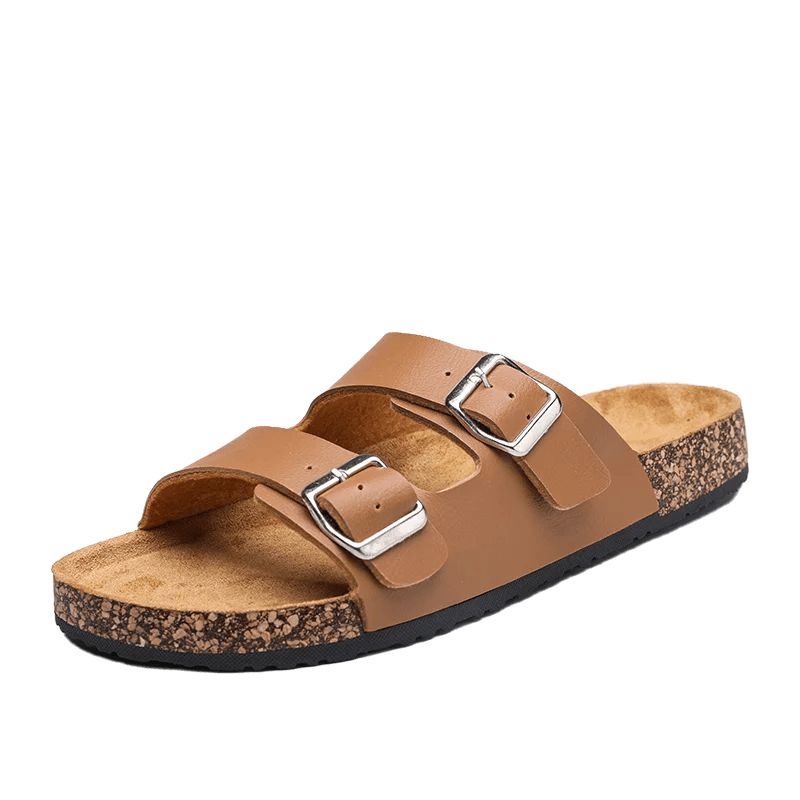 Buy Center Unisex Brik Flat Sandals - Comfortable Beach Slides - Buy Center UK