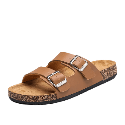 Buy Center Unisex Brik Flat Sandals - Comfortable Beach Slides - Buy Center UK