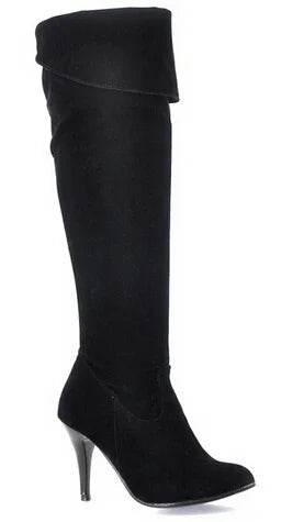 Buy Center Women's Over Knee Boots - Thin High Heels, Plus Sizes 34-50 - Buy Center UK
