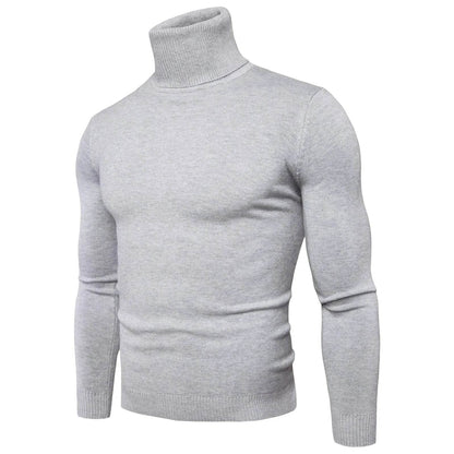 Buy Center Men's Black Turtleneck Sweater - Warm Slim Fit Autumn Top - Buy Center UK
