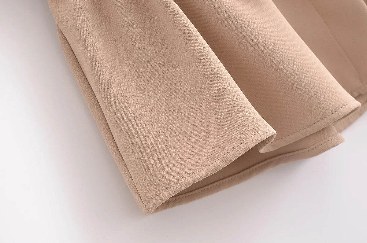 PB&ZA Women's Fashion Sets - Collared Blouse & Wide Leg Pants - Buy Center UK