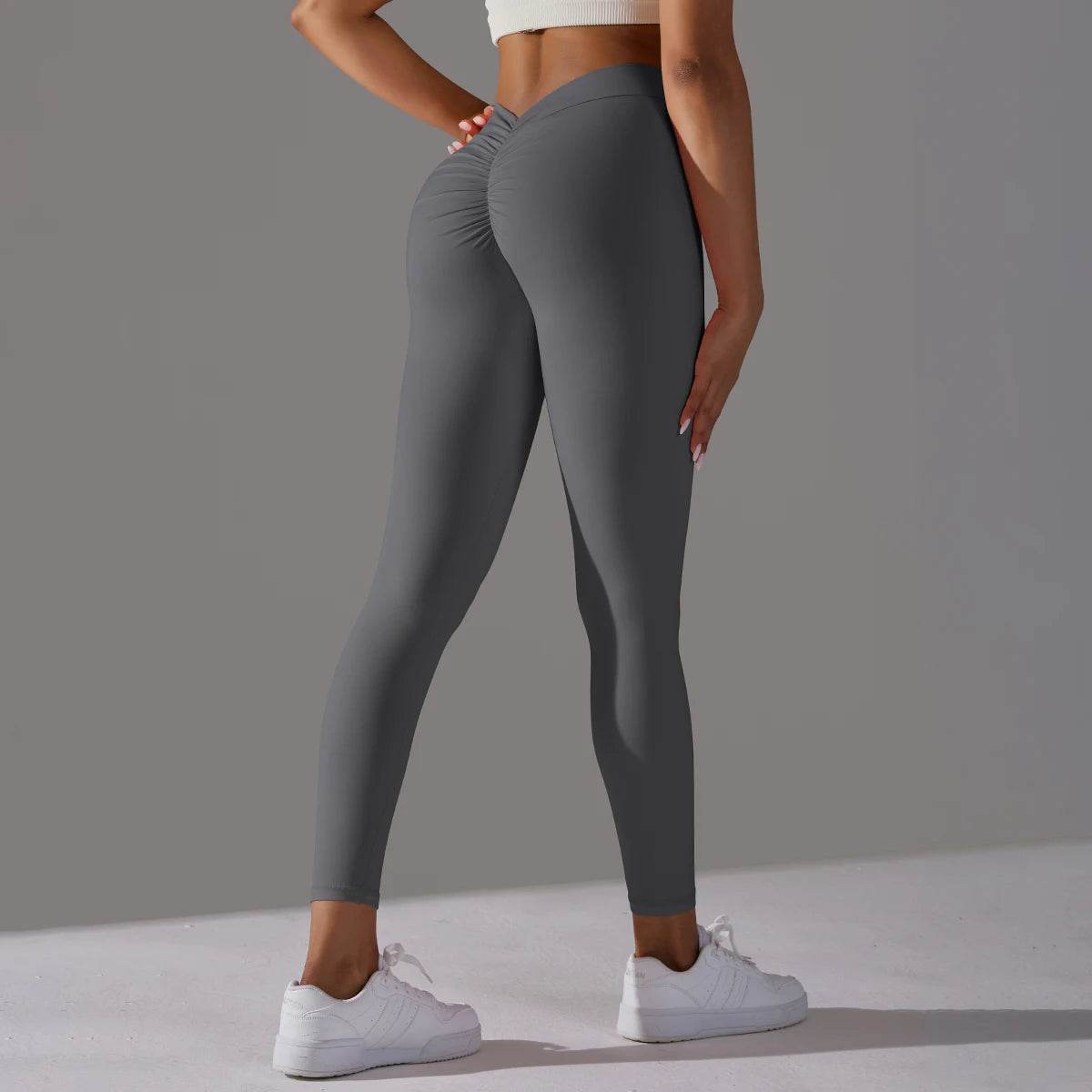 Buy Center High Waist Yoga Leggings - Back V Design for Women - Buy Center UK