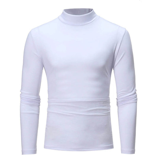 Buy Center Men's Slim Fit Long-Sleeved Turtleneck Sweater for Winter - Buy Center UK