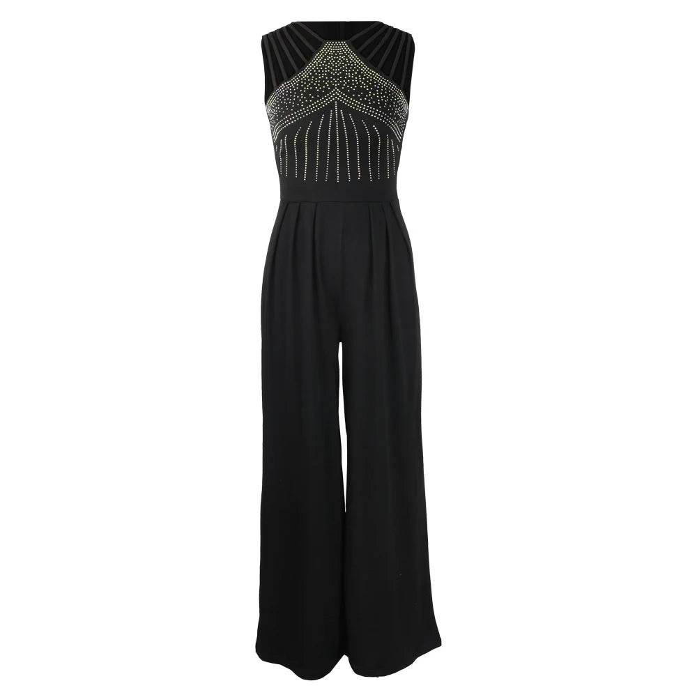 Buy Center Women's Retro Jumpsuit - Casual Solid Overalls for Summer - Buy Center UK