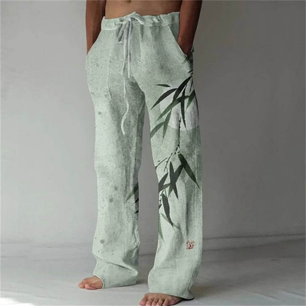 Buy Center Men's Loose Casual Sports Pants - 3D Lizard Pattern - Buy Center UK