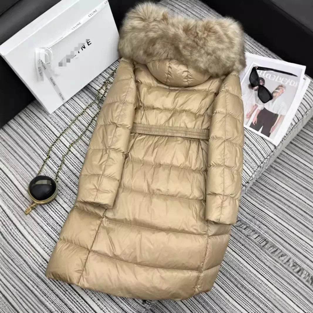 Buy Center Women's Down Jacket - Luxurious Fur Collar for Winter - Buy Center UK