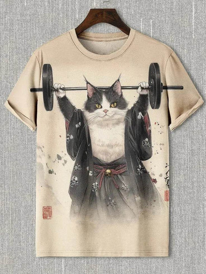 Buy Center Men's Ukiyo-E 3D Printed T-Shirts - Summer Casual Tees - Buy Center UK