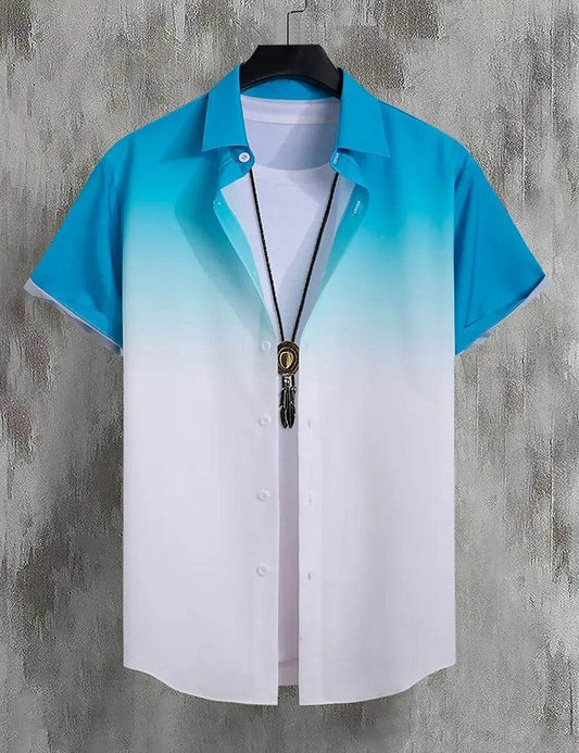 Buy Center Gradient Hawaiian Shirt - Casual Comfort for Every Season - Buy Center UK
