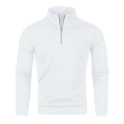 Buy Center Men's Semi Turtleneck Half Zip Pullover - Gothic Style - Buy Center UK