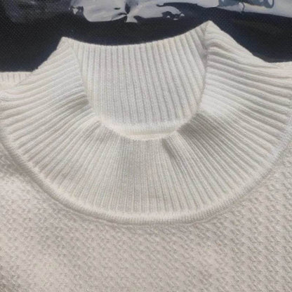 Ropa Hombre Turtleneck Sweater - Slim Fit Korean Luxury for Men - Buy Center UK