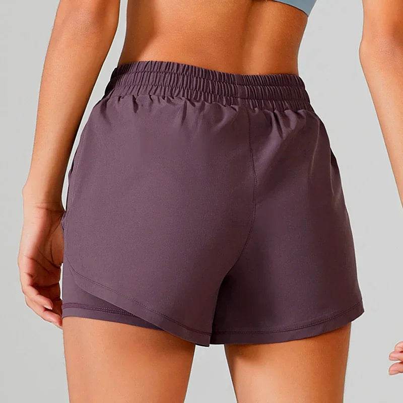 Buy Center Women's Yoga Shorts - Neon Elastic, Flexible Fit for Workouts - Buy Center UK