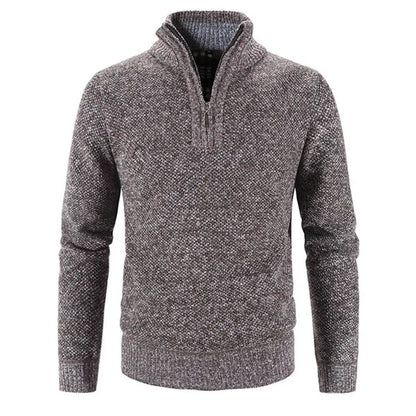 Buy Center Men's Fleece Sweater - Half-Zip Turtleneck Pullover - Buy Center UK
